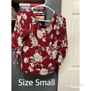 Off the shoulder shirt